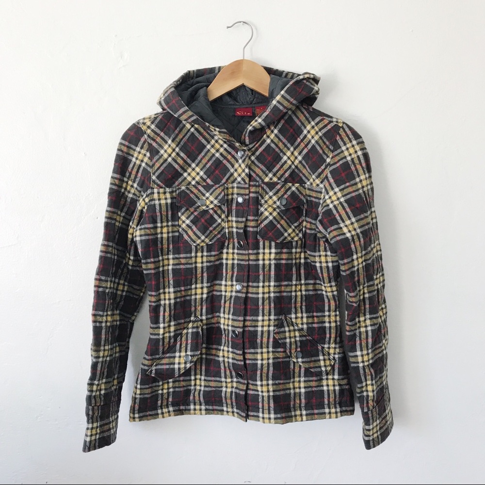 Plaid Quilted Jacket